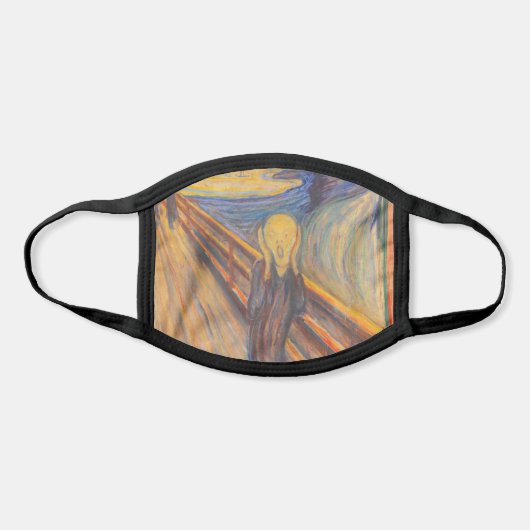 The Scream by Edvard Munch Face Mask (Front)