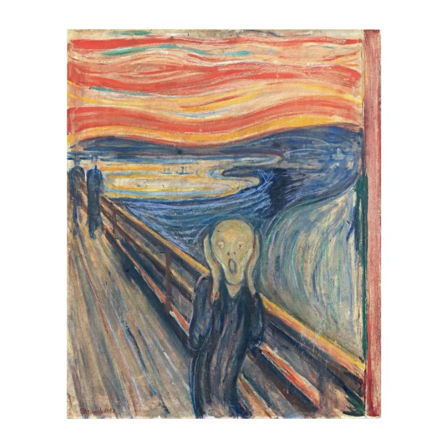 The Scream by Edvard Munch - High-Resolution  Acrylic Print (Front)