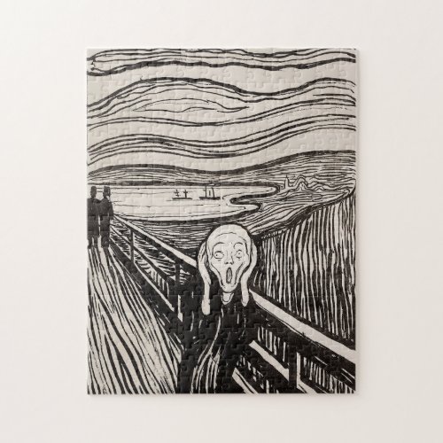 The Scream by Edvard Munch Jigsaw Puzzle