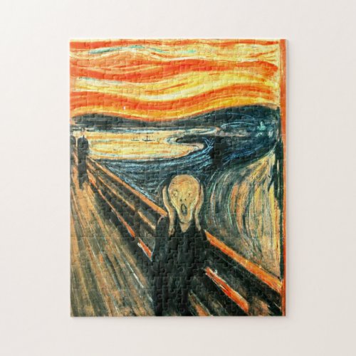 The Scream by Edvard Munch Jigsaw Puzzle