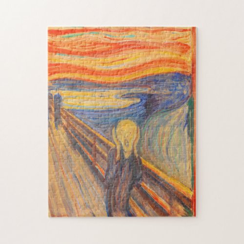 The Scream by Edvard Munch Jigsaw Puzzle