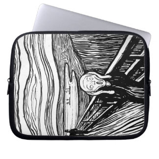 The Scream by Edvard Munch Laptop Sleeve