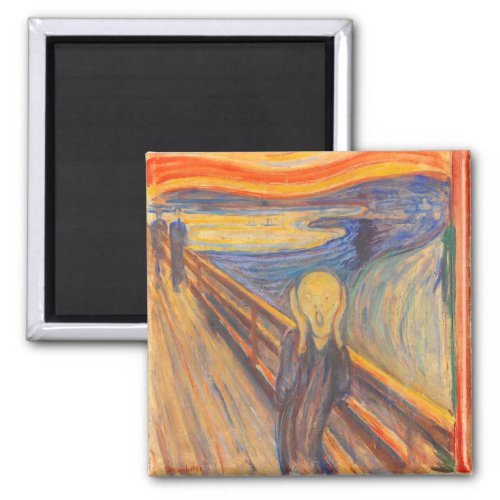 The Scream by Edvard Munch Magnet