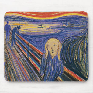 The Scream by Edvard Munch Mouse Pad
