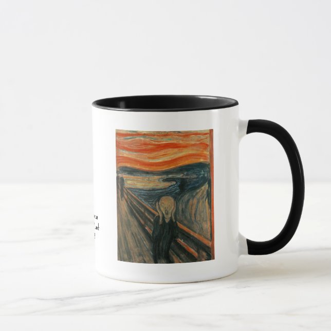 The Scream by Edvard Munch Mug (Right)