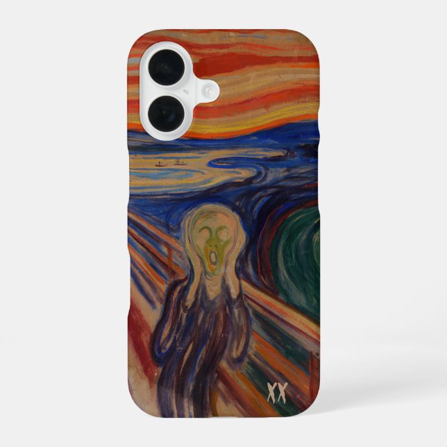 The Scream by Edvard Munch – Personalized Art iPhone Case (Back)