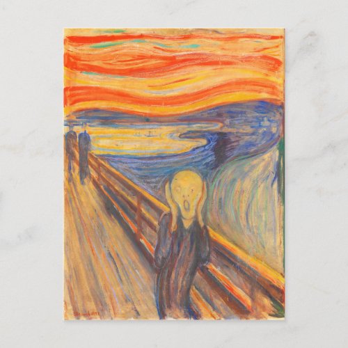 The Scream by Edvard Munch Postcard