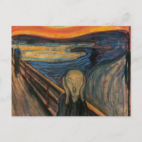 The Scream by Edvard Munch Postcard