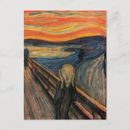 The Scream by Edvard Munch Postcards