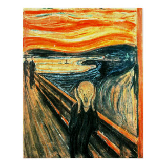 The Scream by Edvard Munch Poster