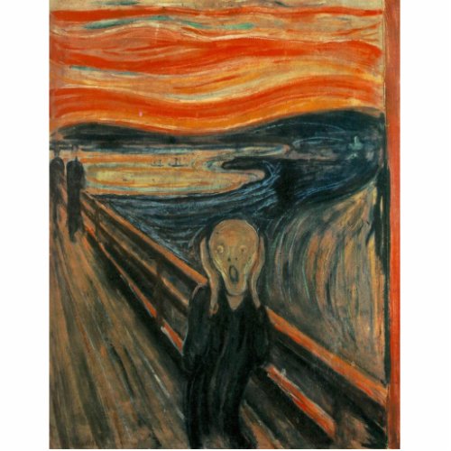 The Scream by Edvard Munch Statuette