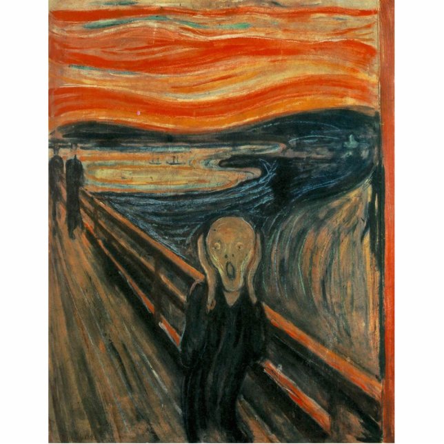 The Scream by Edvard Munch Statuette (Front)