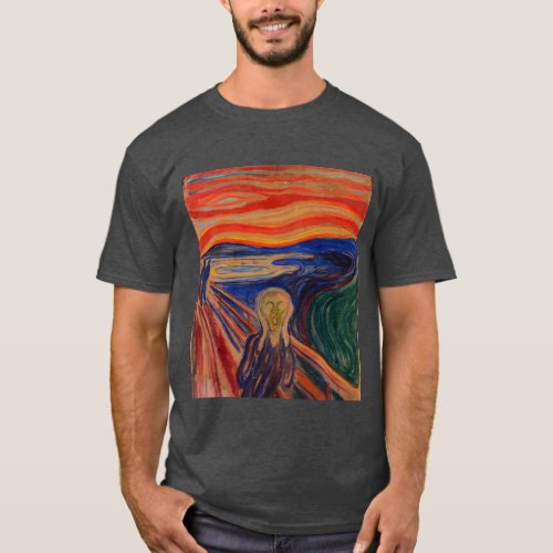 The Scream by Edvard Munch T_Shirt