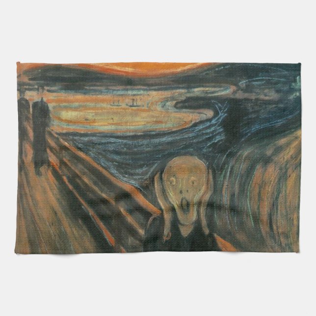 The Scream by Edvard Munch Towel (Horizontal)
