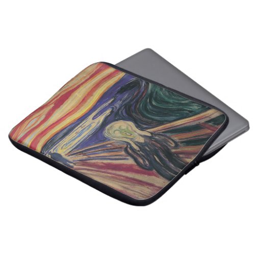 The Scream by Edvard Munch Vintage Expressionism Laptop Sleeve