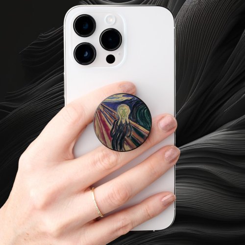The Scream by Edvard Munch Vintage Expressionism PopSocket