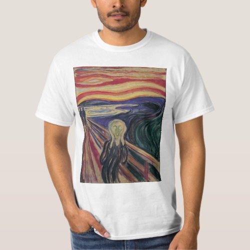 The Scream by Edvard Munch Vintage Expressionism T_Shirt