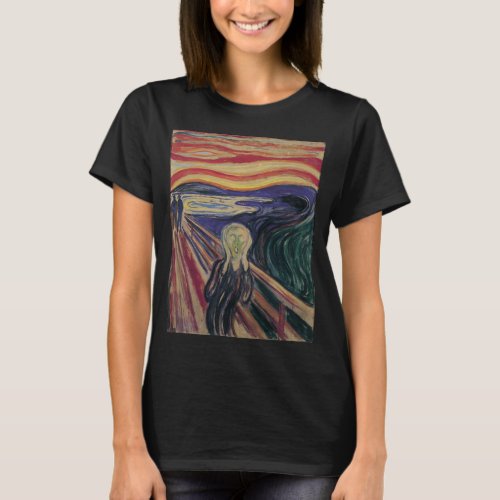 The Scream by Edvard Munch Vintage Expressionism T_Shirt