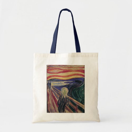 The Scream by Edvard Munch Vintage Expressionism Tote Bag