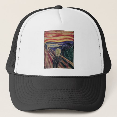 The Scream by Edvard Munch Vintage Expressionism Trucker Hat