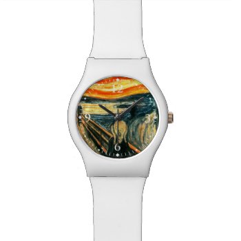 The Scream By Edvard Munch Wrist Watch by ArtDepot at Zazzle
