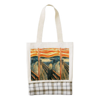 The Scream by Edvard Munch Zazzle HEART Tote Bag