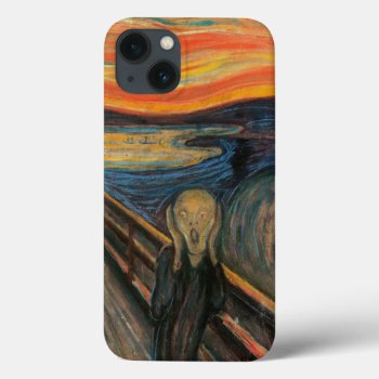 The Scream Iphone 13 Case by vintage_gift_shop at Zazzle