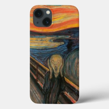 The Scream Iphone 13 Case by vintage_gift_shop at Zazzle