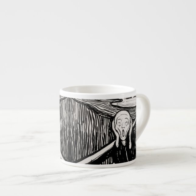 The Scream EDVARD MUNCH  1895 Espresso Cup (Front Right)