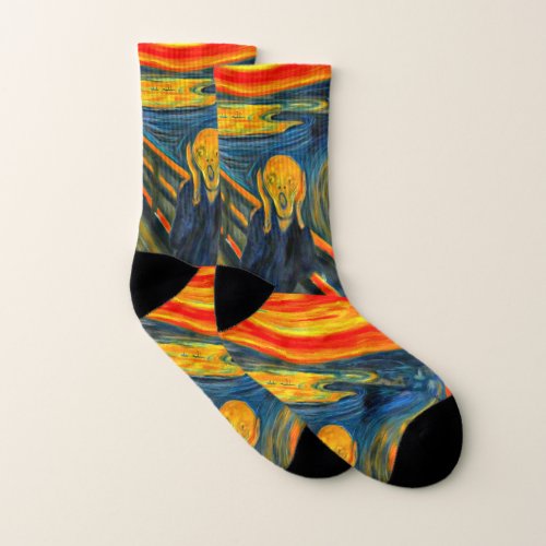The ScreamEdvard MunchArt Socks