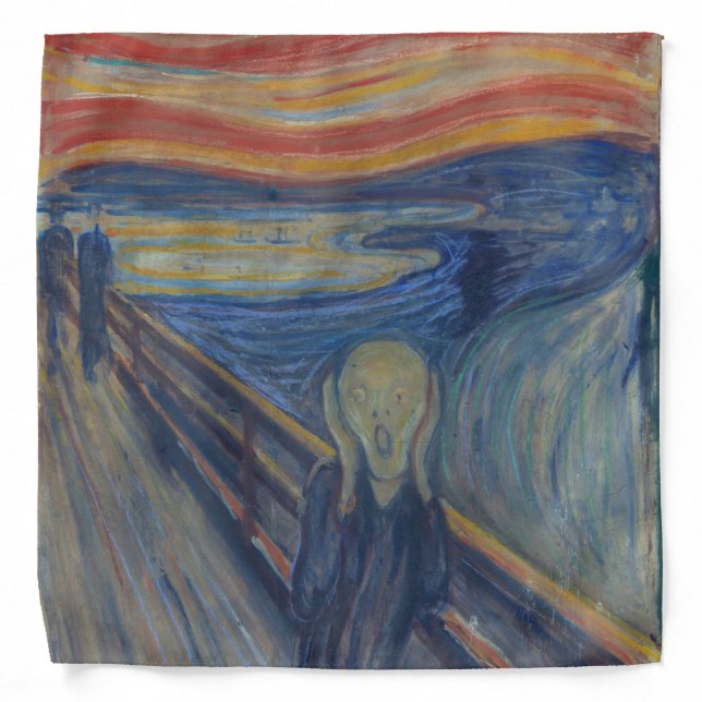 The Scream, Edvard Munch Bandana (Front)