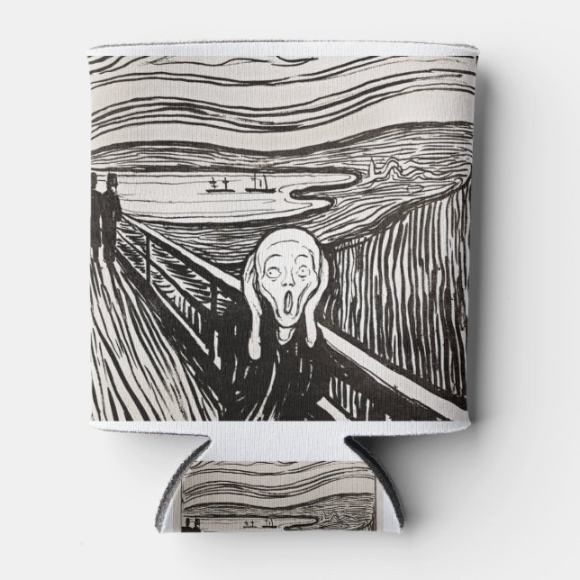 The Scream Edvard Munch Can Cooler (Front)