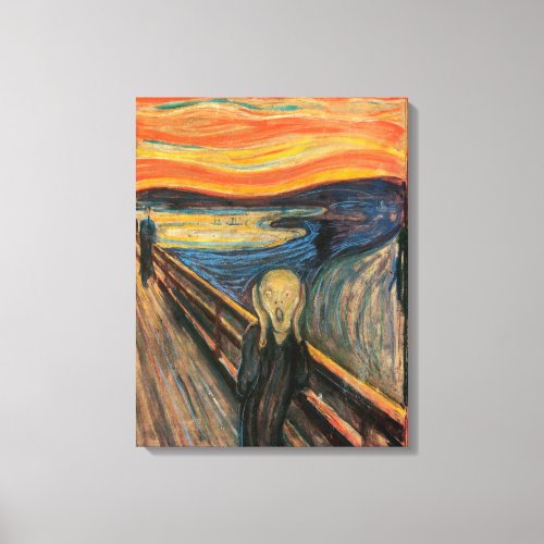 The Scream _ Edvard Munch Canvas Print