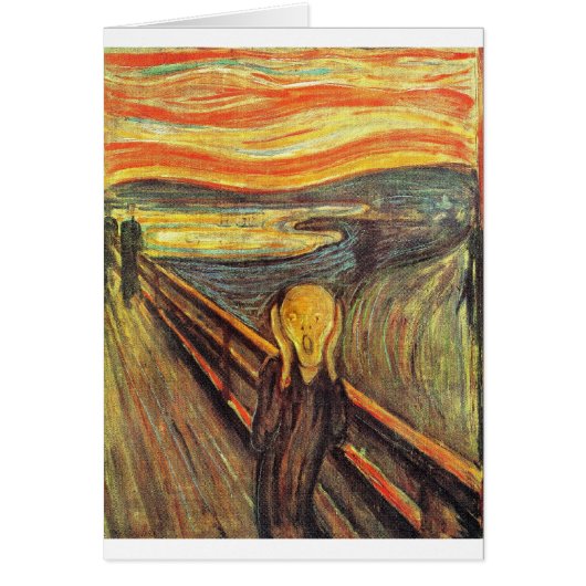 The Scream - Edvard Munch Cards (Front)
