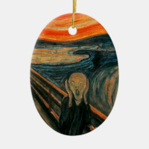 The Scream (Edvard Munch) Ceramic Ornament