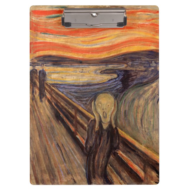 The Scream - Edvard Munch Clipboard (Front)