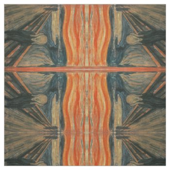 The Scream - Edvard Munch Fabric by masterpiece_museum at Zazzle