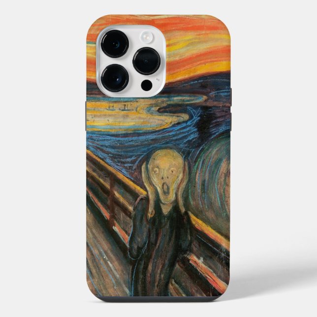 The Scream - Edvard Munch Iphone Case (Back)