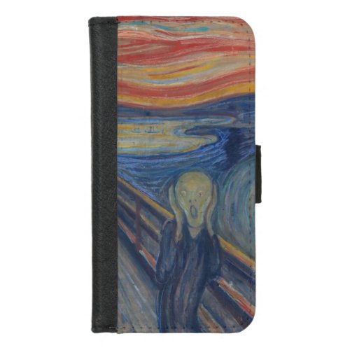 The Scream Edvard Munch iPhone 87 Wallet Case