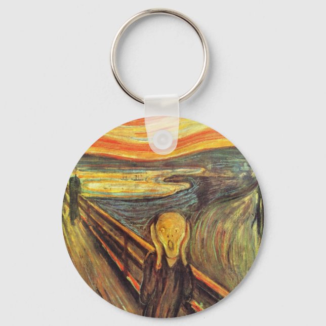 The Scream - Edvard Munch Keychain (Front)