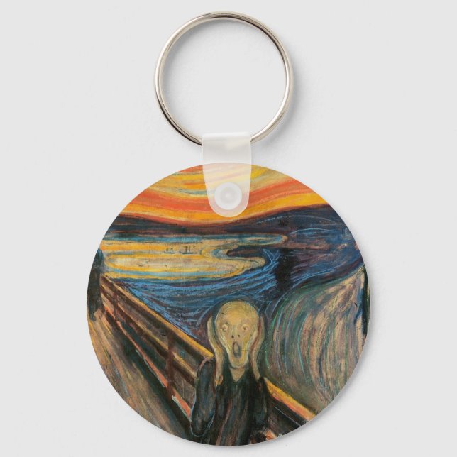 The Scream - Edvard Munch Keychain (Front)