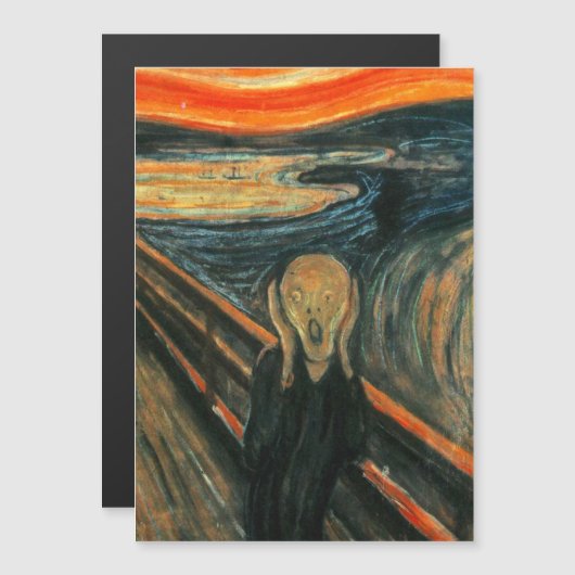The Scream Edvard Munch Modern Expressionist Art (Front/Back)