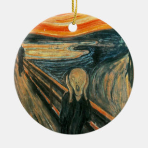 The Scream Edvard Munch Modern Expressionist Art Ceramic Ornament