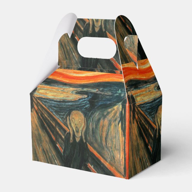 The Scream Edvard Munch Modern Expressionist Art Favor Boxes (Front Side)