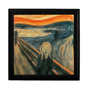 The Scream Edvard Munch Modern Expressionist Art Jewelry Box