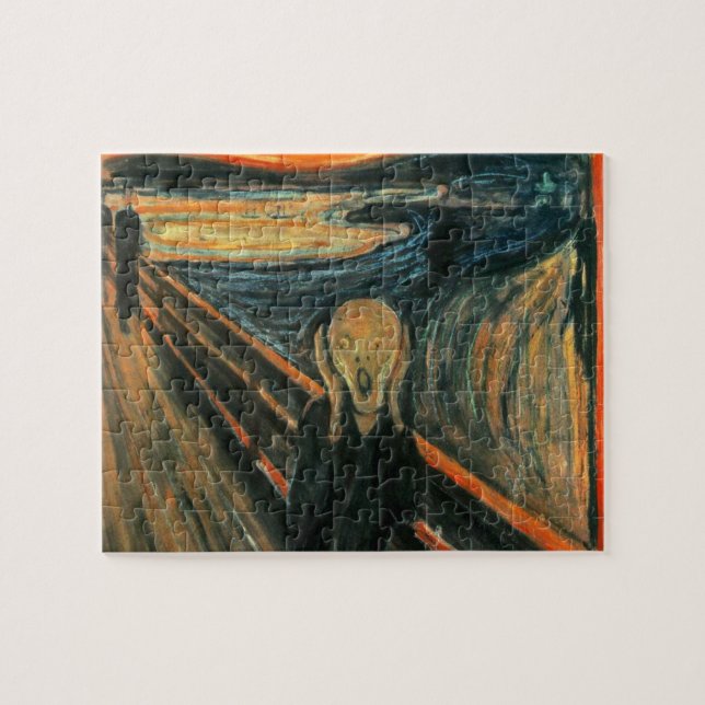 The Scream Edvard Munch Modern Expressionist Art Jigsaw Puzzle (Horizontal)