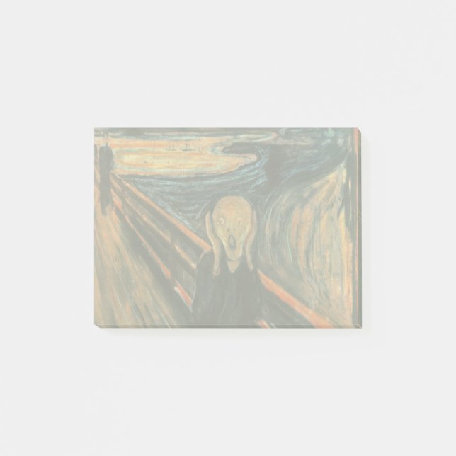 The Scream Edvard Munch Modern Expressionist Art Post-it Notes (Front)