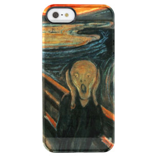The Scream Edvard Munch Modern Expressionist Art Clear iPhone SE/5/5s Case
