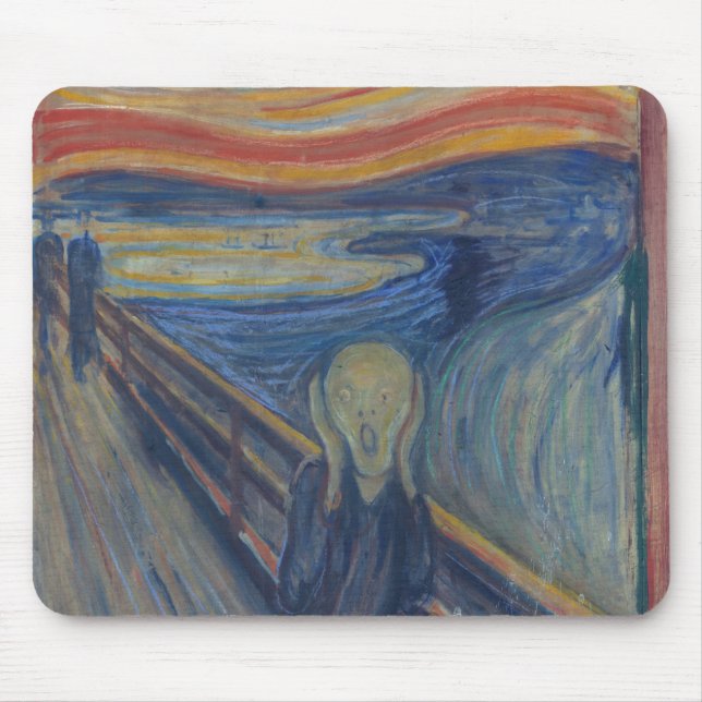 The Scream, Edvard Munch Mouse Pad (Front)