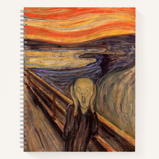 The Scream - Edvard Munch Notebook (Front)